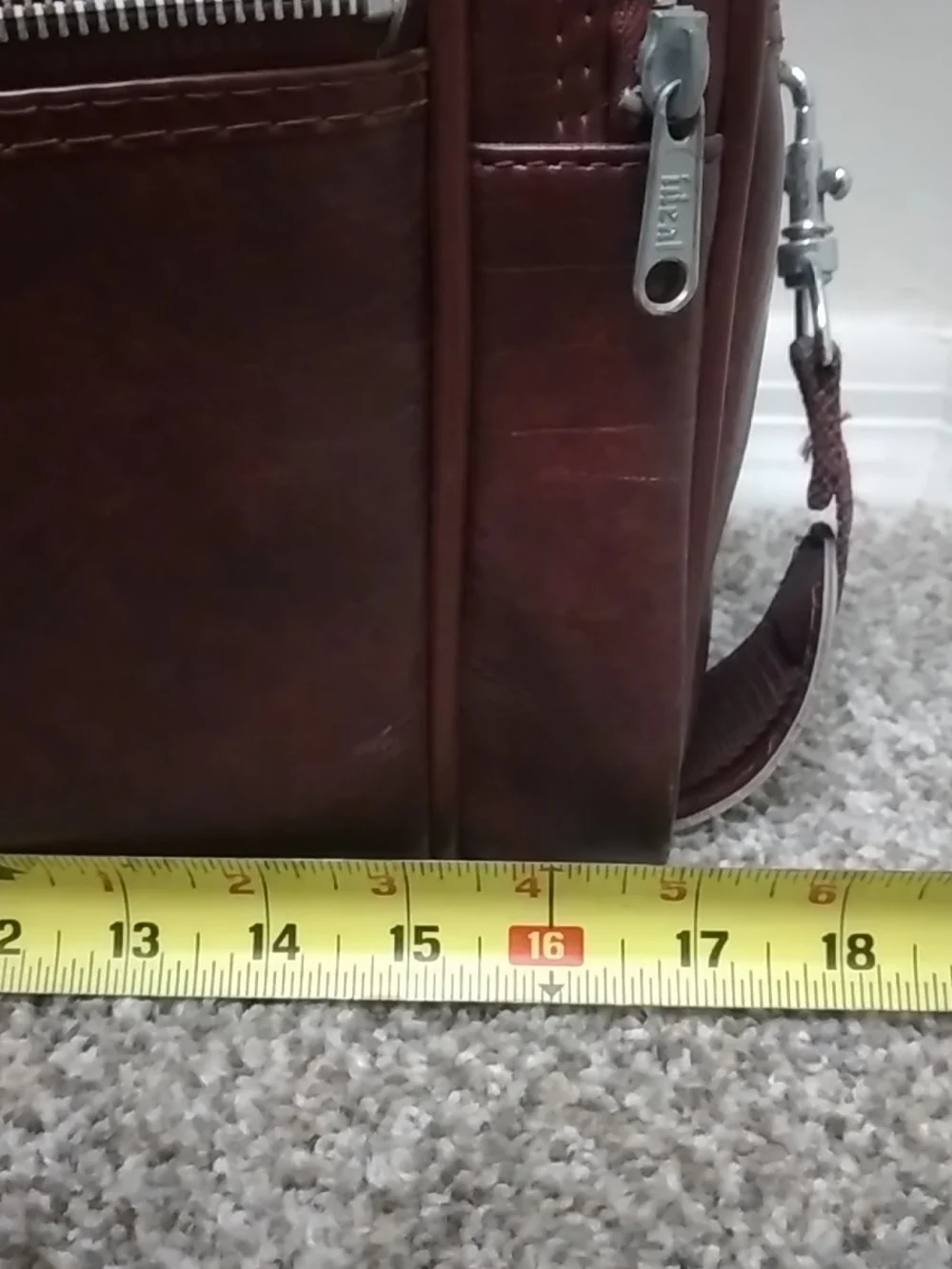 Vintage American Tourister Faux Leather Travel Duffel Bag Carry-on in Dark Red